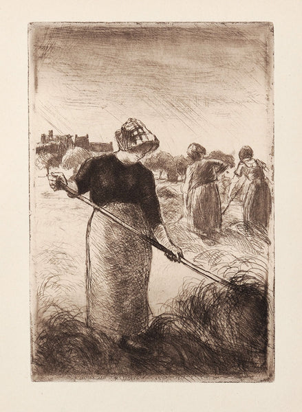 Women tossing the hay