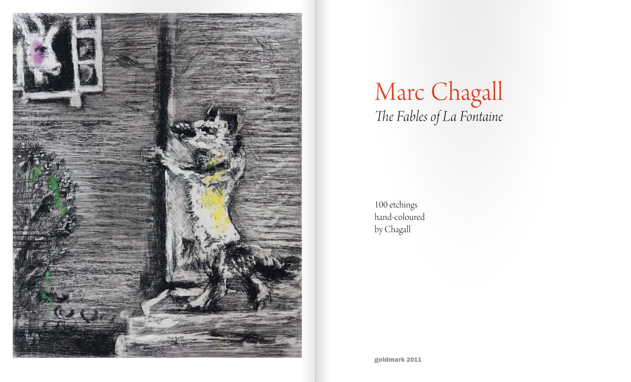 Marc Chagall - The Fables of La Fontaine – Goldmark