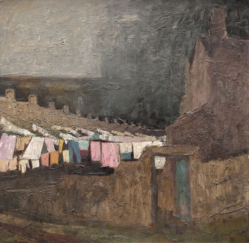 In the Rhondda (Figure in a doorway)