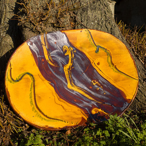 Giant Rectangular Pressed Dish