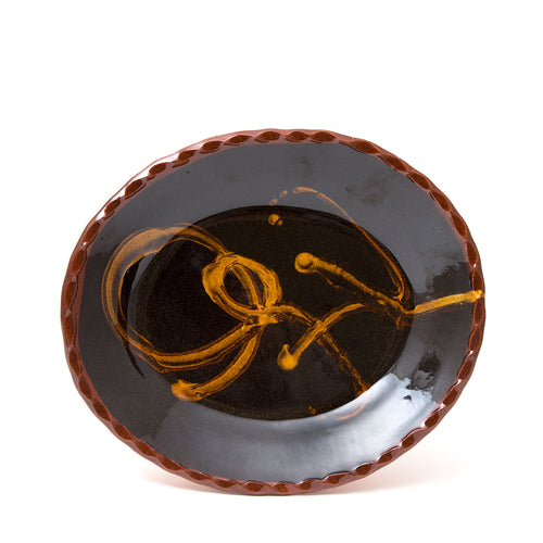 Pressed Flat Oval Pie Plate