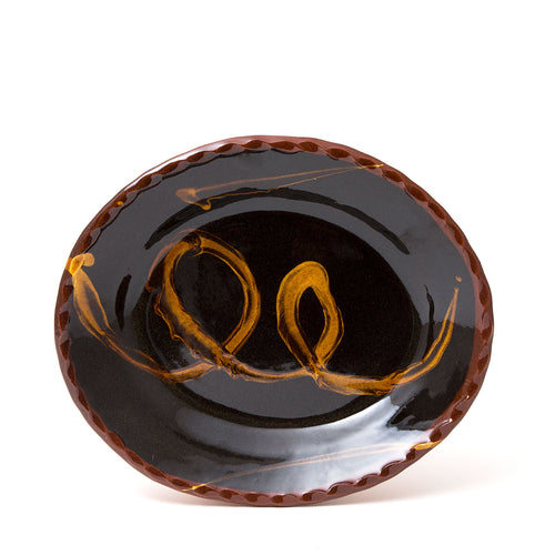 Pressed Flat Oval Pie Plate