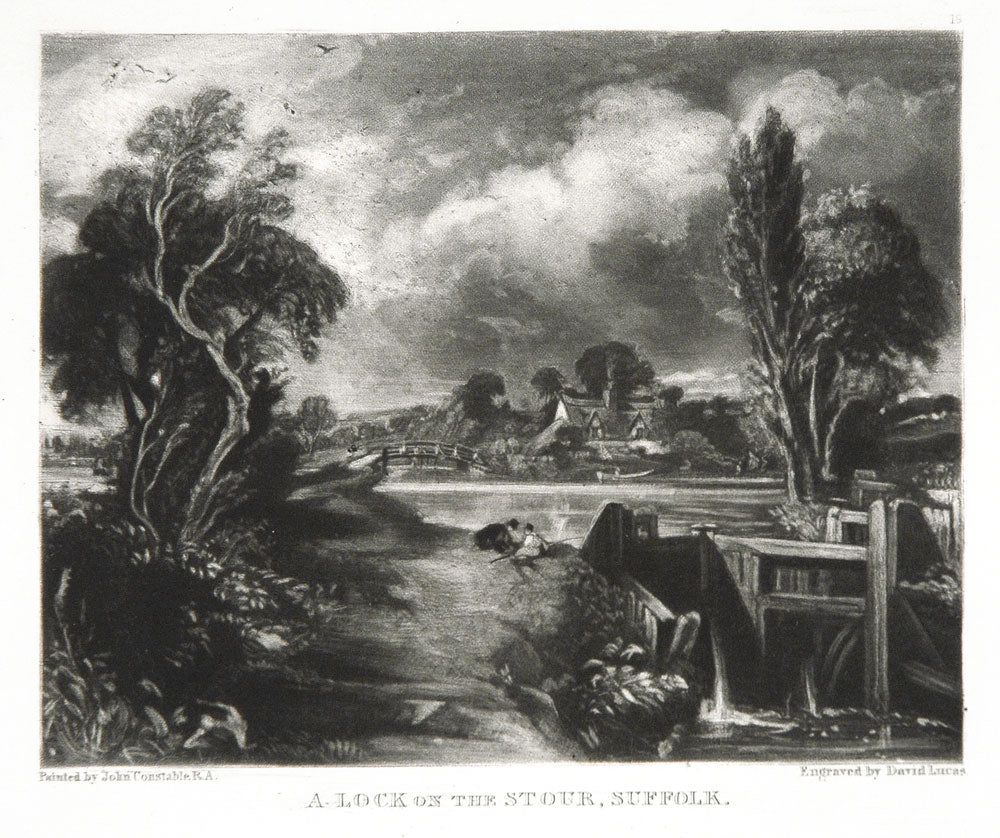 A Lock on the Stour, Suffolk