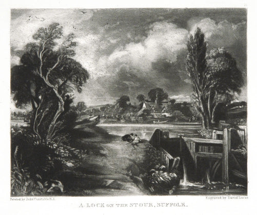 A Lock on the Stour, Suffolk