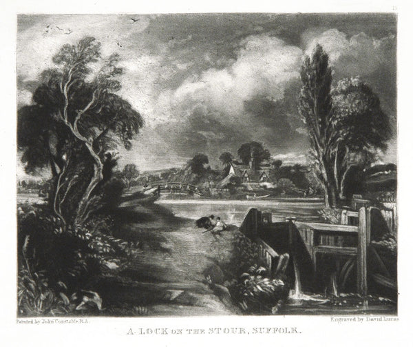 A Lock on the Stour, Suffolk