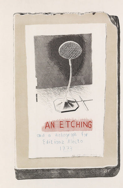 David Hockney An Etching and a Lithograph for Editions Alecto