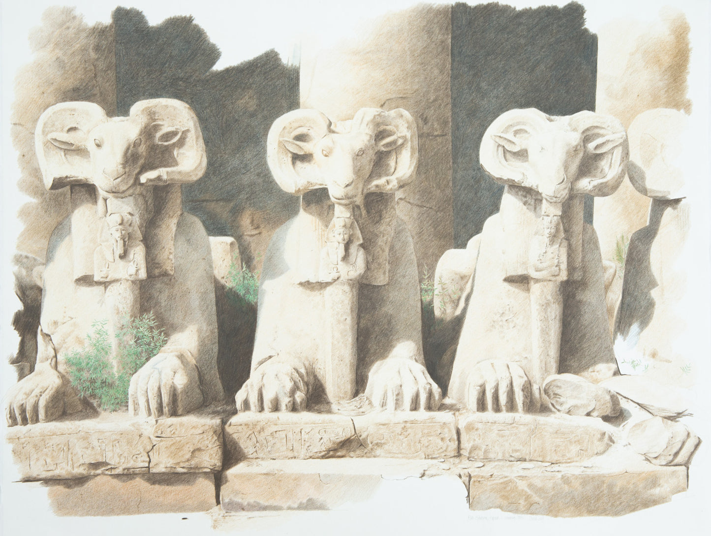 Ram Sphinxes, Karnak - Summer