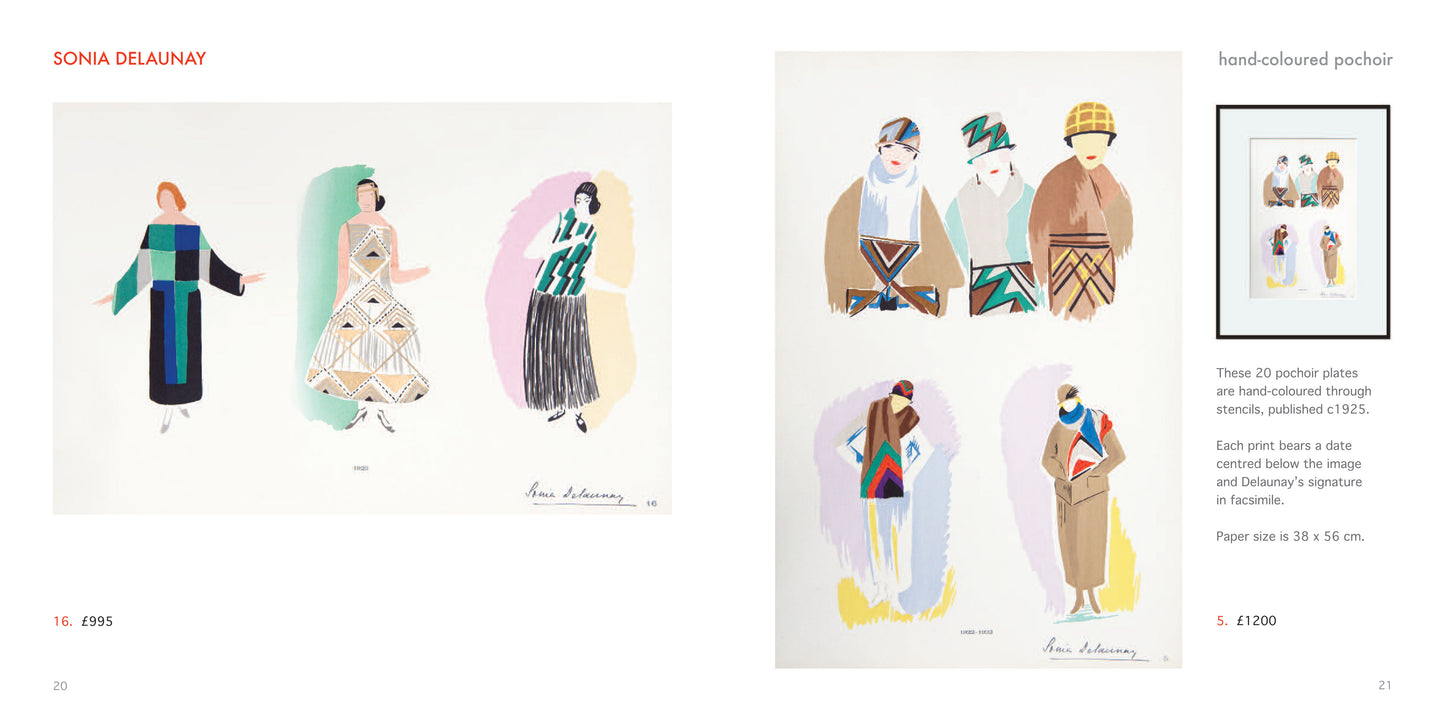 Sonia Delaunay - Hand-coloured Pochoir
