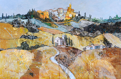 Distant View of Pienza