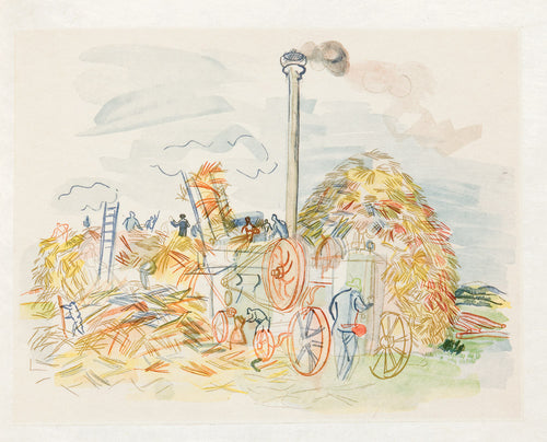 Le dépiquage à Montsaunès