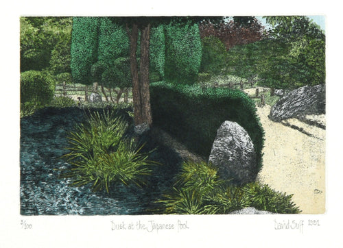 Dusk at the Japanese Pool