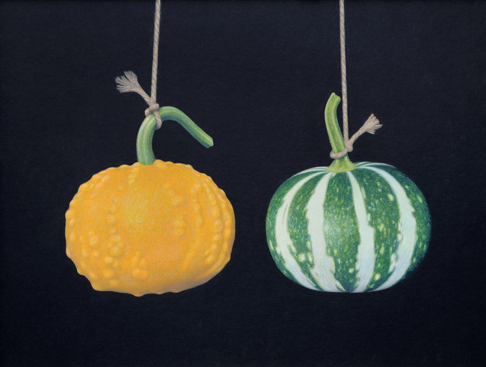 Two Suspended Gourds