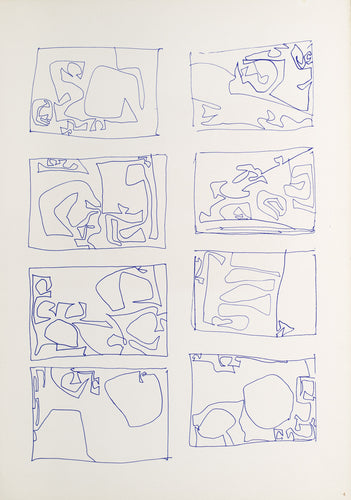 Eight Drawings for Paintings: 1976