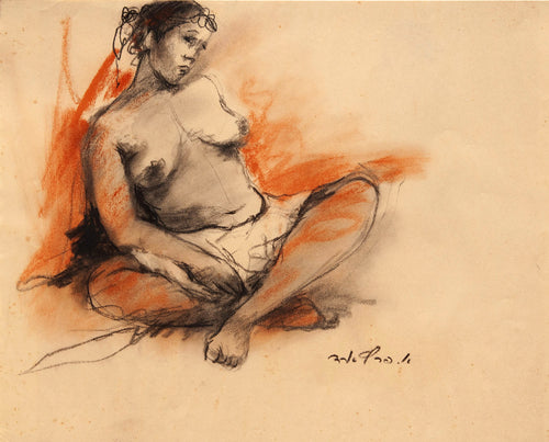 Nude, Cross-legged