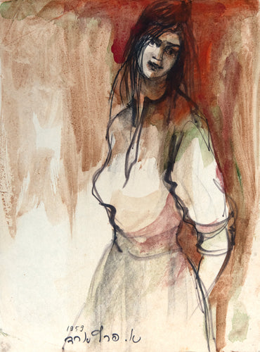 Girl in Autumn Colours