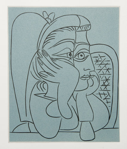 Female Head with Supporting Arms