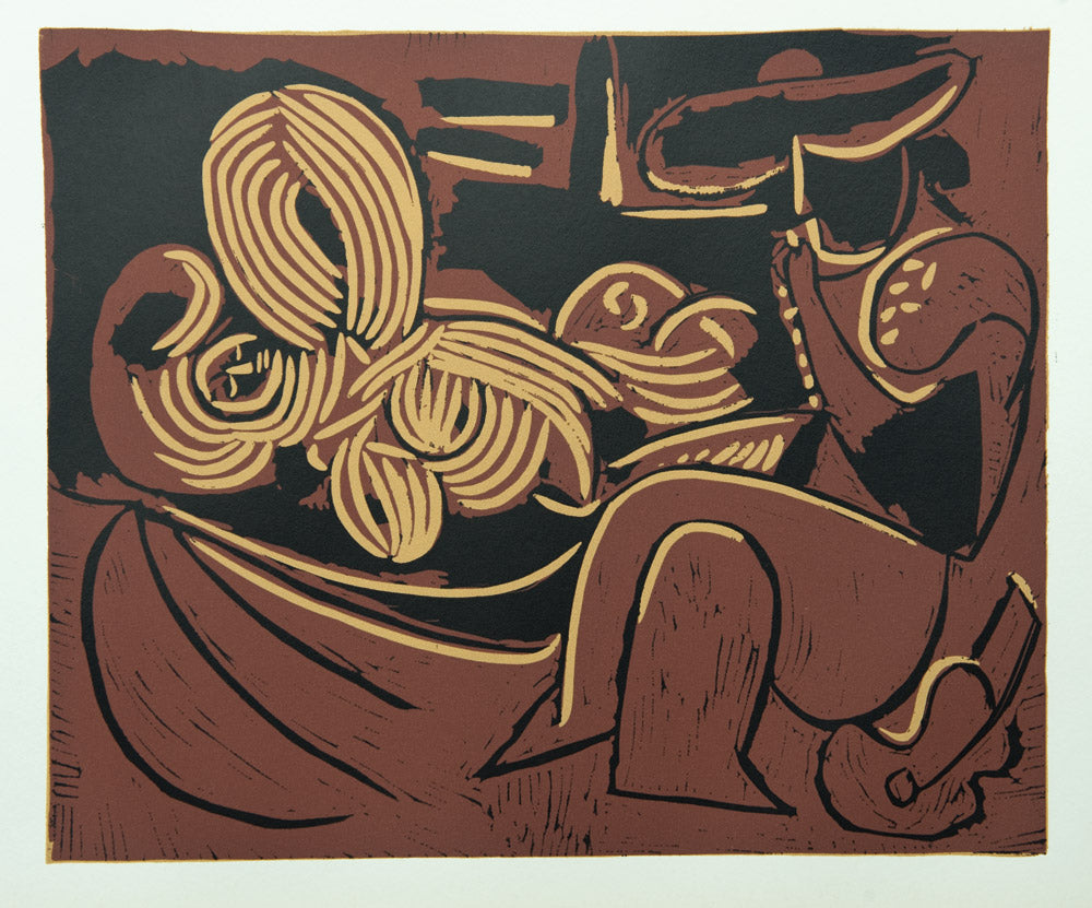 Reclining Woman and Picador with Guitar