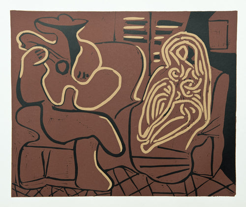 Guitar Player and Seated Woman