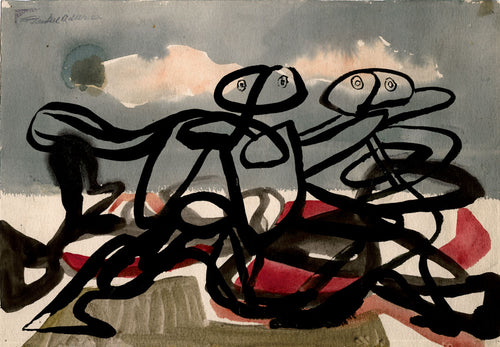 Two Figures in a Landscape