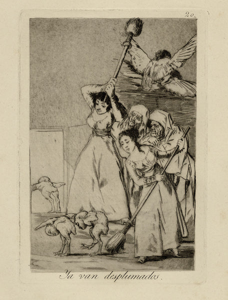 Francisco de Goya Ya Van Desplumados Goldmark