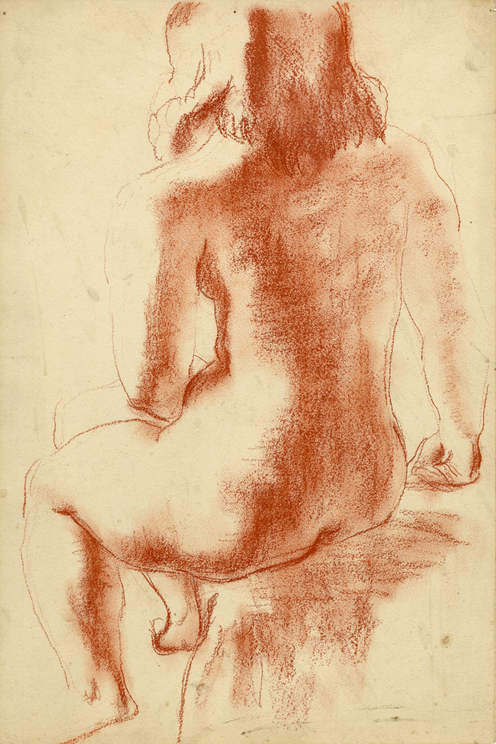 Back of Seated Nude