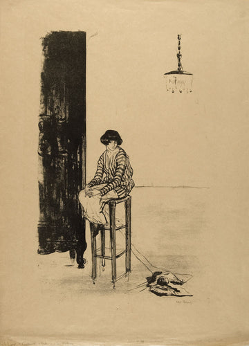 A Lady and her Knitting