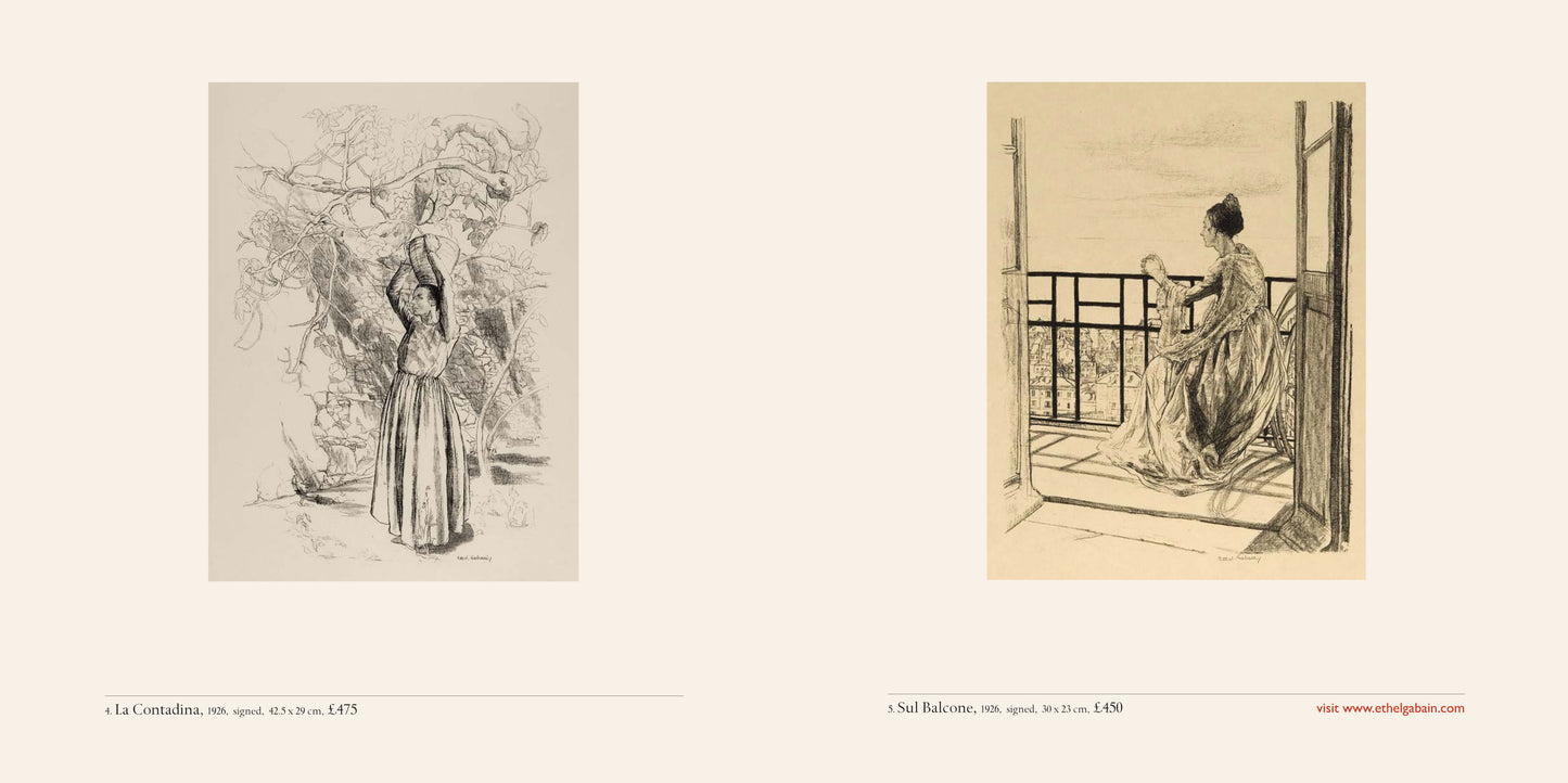 Ethel Gabain - Lithographs