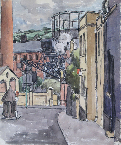 Gasworks from Hungerford Road, Bath