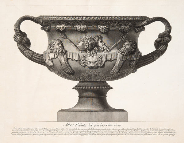Large Vase found at the Pantanello, Hadrian's Villa, Tivoli, in 1770 (The 