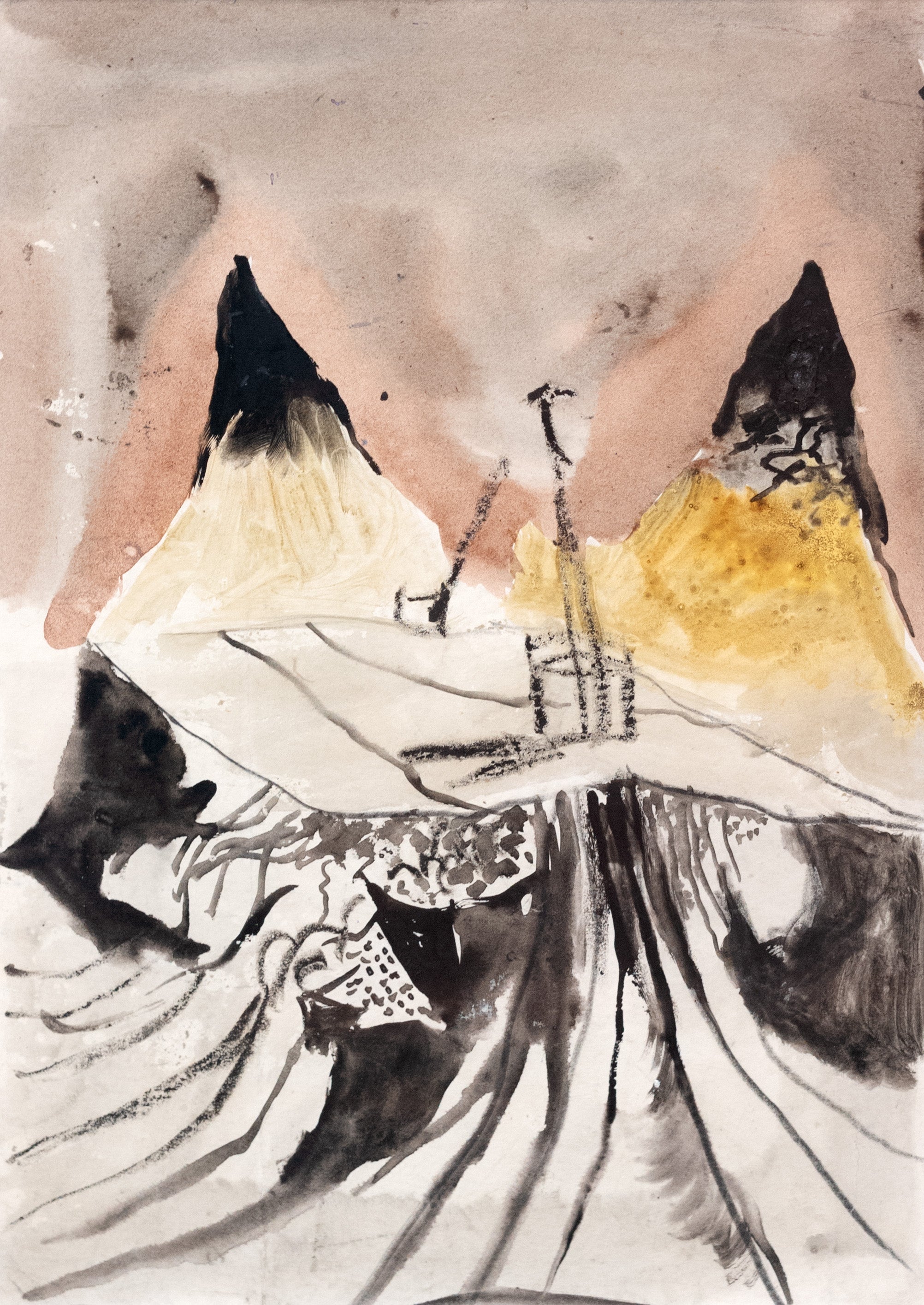 Graham Sutherland Ink Graham Sutherland Pointed Hills (outcast coal production) – Goldmark