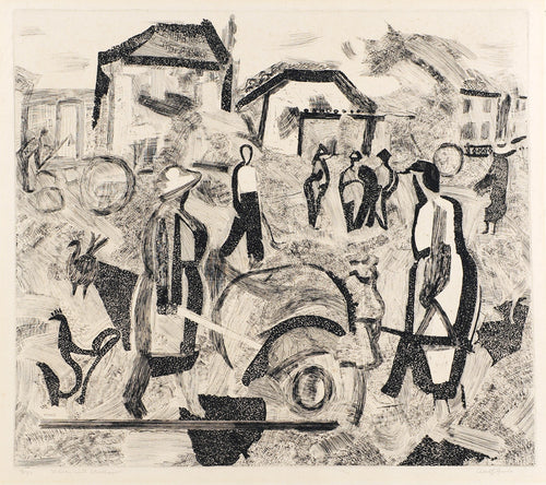 Woman and Wheelbarrow