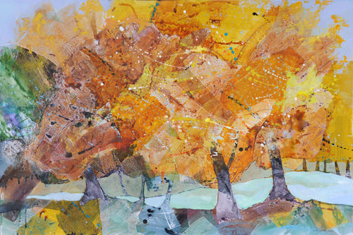 Group of Colourful Trees