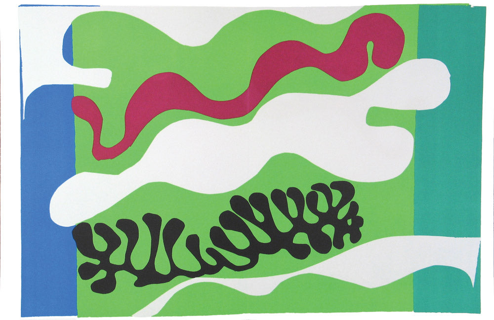 有如馬諦斯剪貼畫礁湖的沖繩海葡萄 Henri Matisse Le Lagoon II – Goldmark