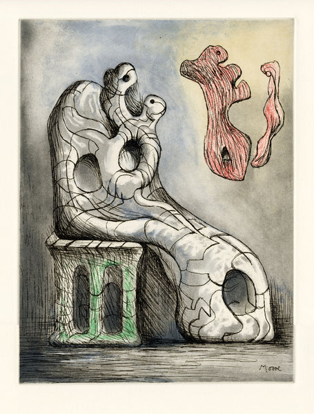 Henry Moore Seated Mother and Child – Goldmark