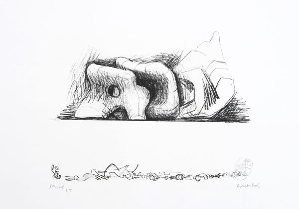 Large Reclining Figure and Small Motifs