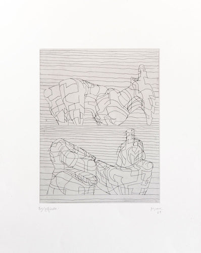 Two Reclining Figures Linear