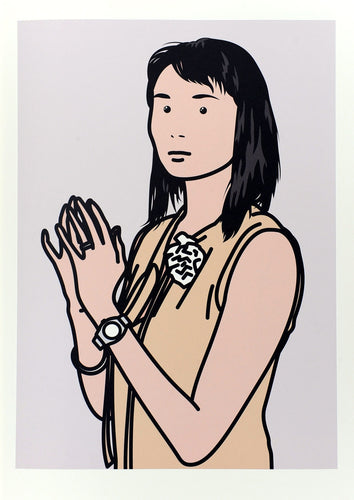 Hijiri with hands together. 2005