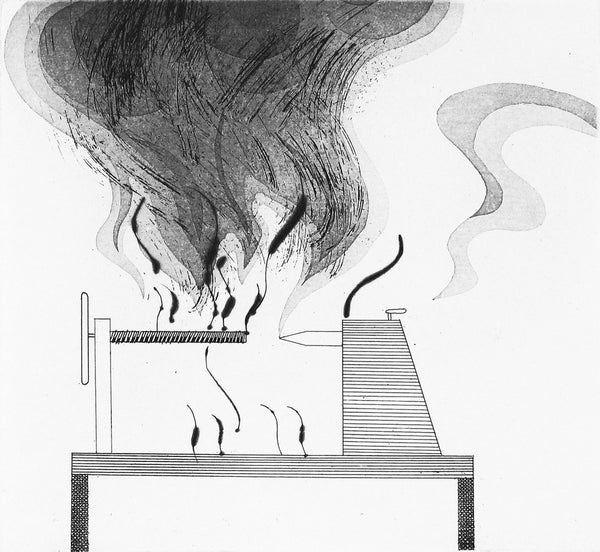 David Hockney The Lathe and Fire – Goldmark