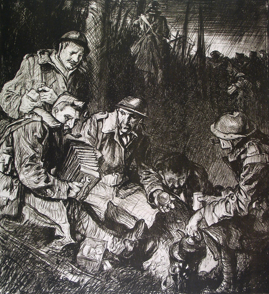 Men in the Belgian Trenches