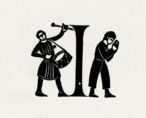 Initial I with Trumpeter and Drummer