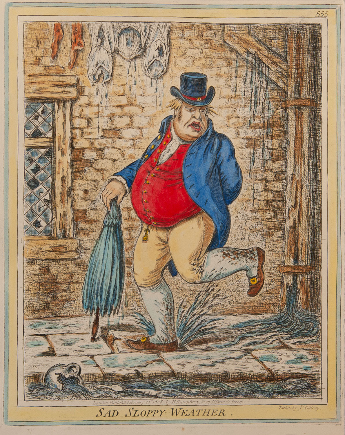 James Gillray Sad Sloppy Weather – Goldmark