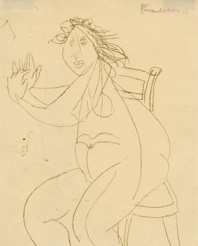 Untitled (Seated Nude)