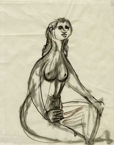 Seated Nude, Legs Crossed
