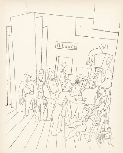 Les Coulisses à la fin du "Spectre de la Rose"