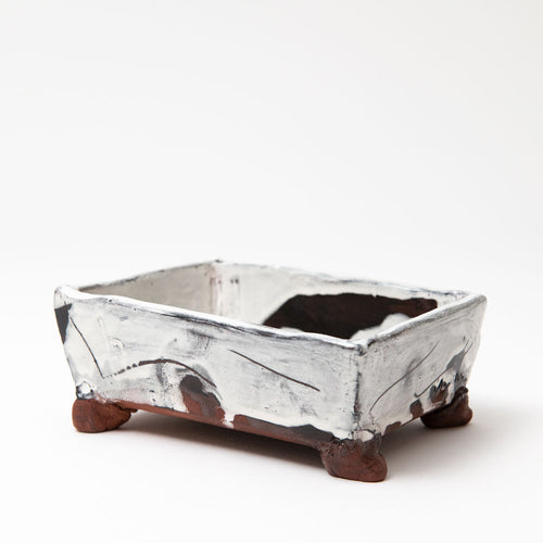 Small Rectangular Footed Dish