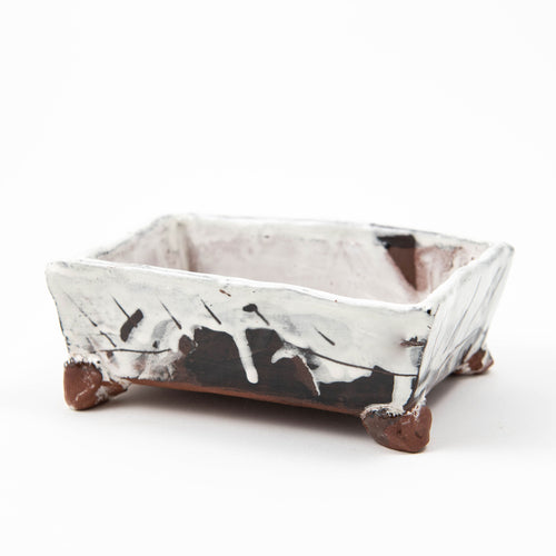 Small Rectangular Footed Dish