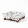 Large Square Footed Dish