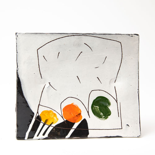 Large Rectangular Slab Platter