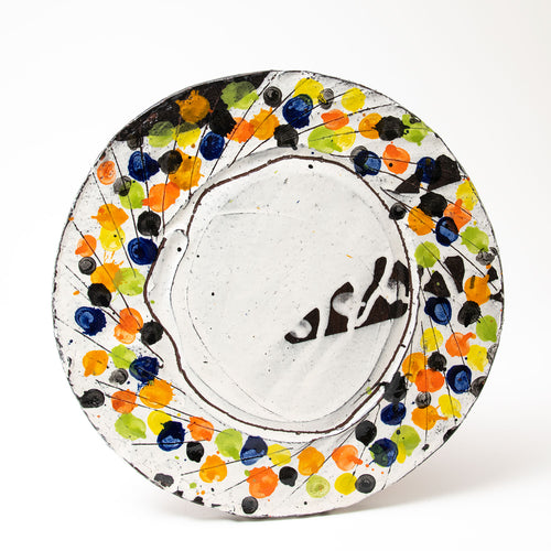 Large Round Slab Platter