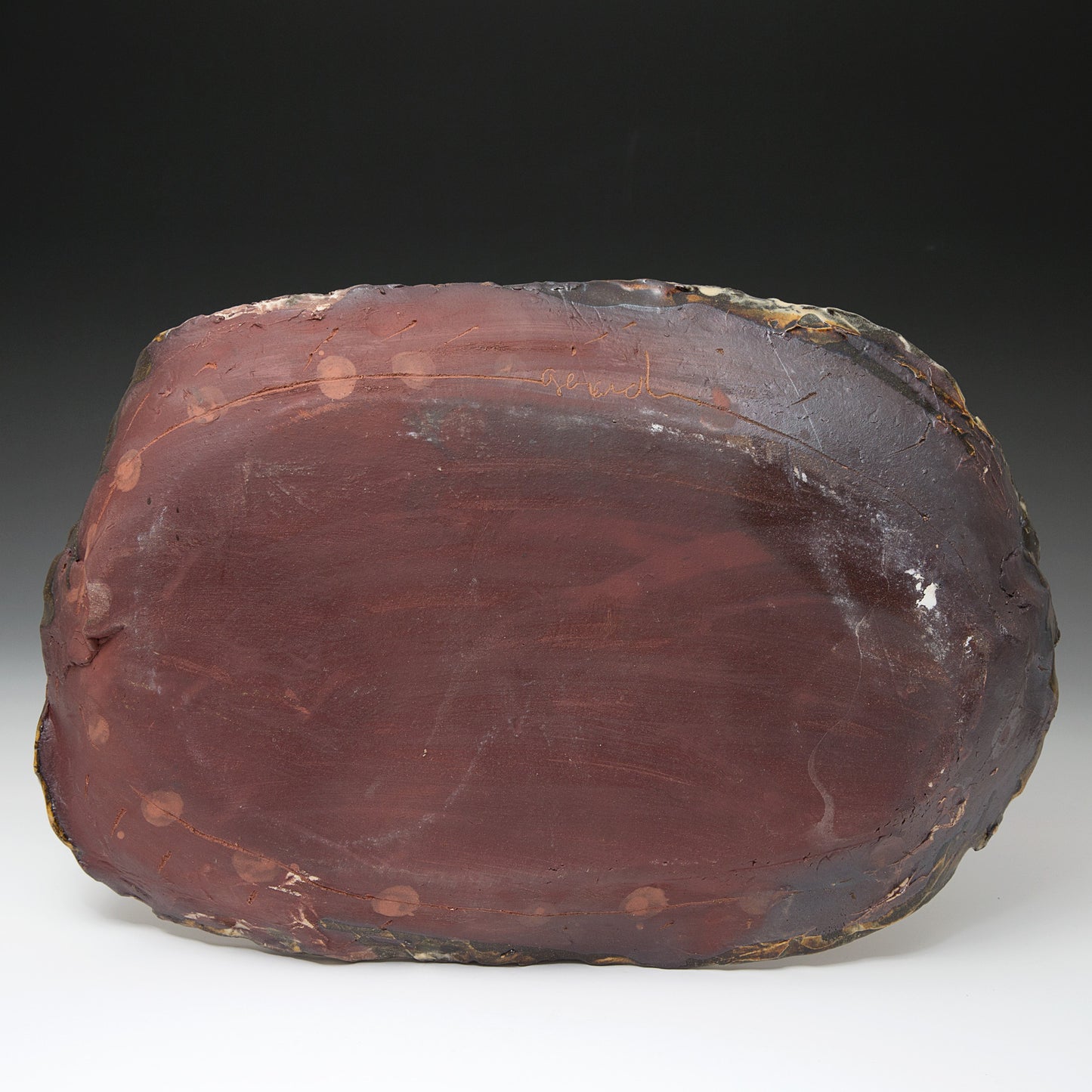 Large Oval Slab Dish